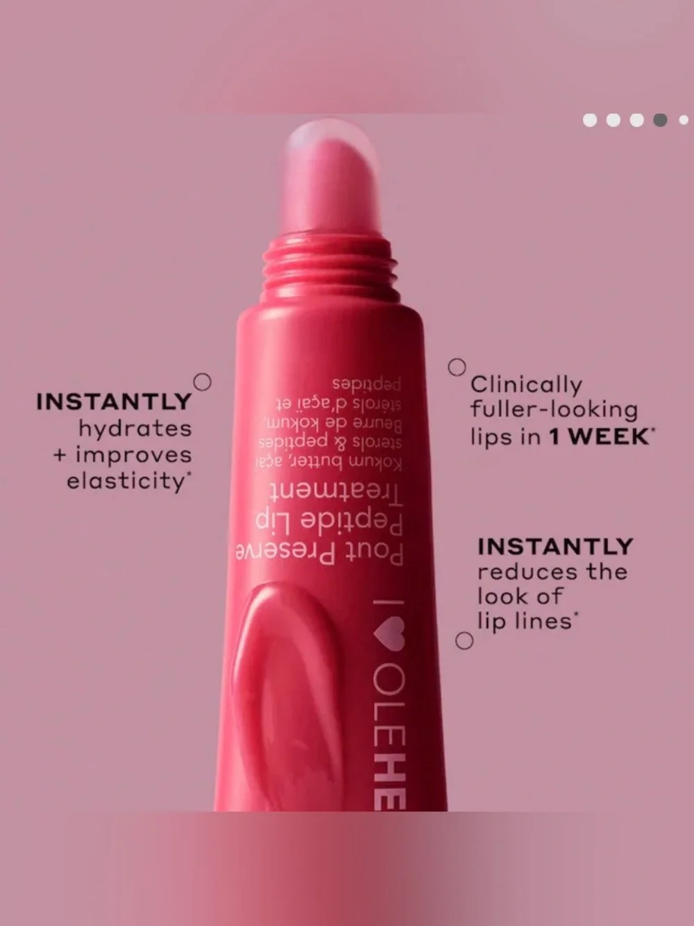 Ole Henriksen Pout Preserve Peptide Lip Treatment MALDIVES MELON CHILLER NIB